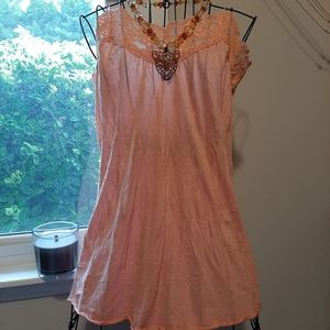 Orange spaghetti strap top